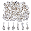 150Pcs Alloy Glue-on Flat Pad Bails TIBE-DC0001-26-1