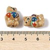 Hand-Painted Porcelain Beads PORC-R001-01D-3
