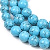 Synthetic Turquoise Graduated Beads Strands GG-CBA2AE1-A04-B-3