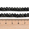 Natural Black Spot Jasper Beads Strands G-L647-D06-4x6mm-5