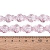 Transparent Glass Beads Strands DGLA-N021-02A-03-4