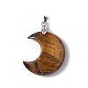 Natural Tiger Eye Pendants G-Z022-04F-2