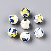 Handmade Porcelain Beads PORC-Q197-12mm-04-1