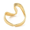 Heart Rack Plating Brass Open Cuff Rings RJEW-Z059-16G-3