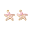 304 Stainless Steel Enamel Pendants STAS-Q119-08G-02-1