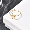 304 Stainless Steel Open Cuff Rings RJEW-K248-19G-1