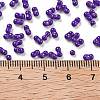 Baking Paint Glass Seed Beads SEED-A033-04O-4