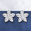 304 Stainless Steel Stud Earrings for Women EJEW-K306-19P-2