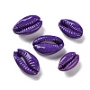 Baking Painted Cowrie Shell Beads SSHEL-M023-01G-1