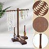 Baseball T Bar Wood Jewelry Display Stands for Necklaces Bracelets Rings ODIS-WH0177-011-4