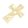 Textured Brass Connector Charm KK-CBA95AE-02B-G-2