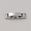 Brass Fold Over Clasps KK-WH0079-109B-P-1