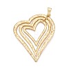 Rack Plating Alloy Big Pendants X-PALLOY-N179-82MG-1