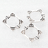 Tibetan Style Alloy Bead Frames TIBEB-6761-AS-FF-1