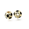 Brass Enamel Beads KK-Z163-06G-A01-1