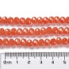 Baking Painted Imitation Jade Glass Bead Strands DGLA-A034-J8MM-A12-4