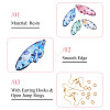 DIY Earring Making Kits DIY-TA0015-12-5