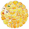 50Pcs Fruits Theme Waterproof PVC Stickers Set PW-WGDB468-01-6