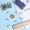 40Pcs 304 Stainless Steel Leverback Earring Findings STAS-SC0006-49-3