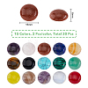 30Pcs 15 Styles Natural & Synthetic Mixed Gemstone Cabochons G-FH0001-89-2