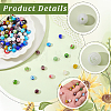 200Pcs 2Bags Handmade Millefiori & Evil Eye Lampwork Beads LAMP-PA0001-69-6