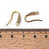 304 Stainless Steel Rhinestone Earring Hooks STAS-B128-43G-3