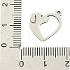 Non-Tarnish 201 Stainless Steel Charms STAS-M015-01P-3