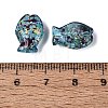 Picasso Transparent Glass Beads SEED-Q039-03G-3
