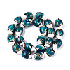 Handmade Gold Sand Lampwork Beads Strands LAMP-Q041-09B-2