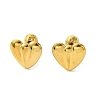 Ion Plating(IP) 304 Stainless Steel Ear Studs EJEW-Q801-05G-1