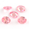 Oval Shaped Cubic Zirconia Pointed Back Cabochons X-ZIRC-R010-14x10-08-1