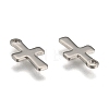 Tarnish Resistant Cross Stainless Steel Charms Pendants X-STAS-Q168-07-2