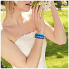 6Pcs 6 Styles 8mm Glass Round Beaded Stretch Bracelet Sets BJEW-TAC0021-9