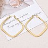 Brass Hoop Earrings for Women KK-CBA4112-04G-1
