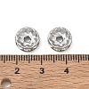 304 Stainless Steel Rhinestone Spacer Beads RB-CBA18B7-01P-13-3