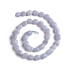 Natural Blue Lace Agate Beads Strands X-G-D0002-D75-2