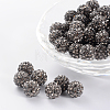 Pave Disco Ball Beads RB-H258-10MM-215-1