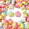 Gradient Color Opaque Resin Cabochons RESI-CJ0003-66-5