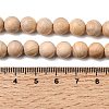 Natural Wood Beads Strands WOOD-B011-01A-10mm-5