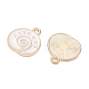 Alloy Enamel Pendants AL-CBAE435-12G-03-2