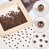 600Pcs Brass Smooth Round Beads KK-PA0001-17-6