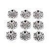 Tibetan Style Bell Filigree Bead Caps TIBE-A23845-AS-LF-1