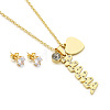 Mother's Day 304 Stainless Steel Jewerly Sets WG62052-01-1