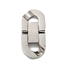 304 Stainless Steel Fold Over Clasps STAS-B029-05C-1-1
