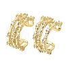 Brass Micro Pave Cubic Zirconia Cuff Earrings for Women CU-CBAE7DF-17G-4
