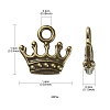 Zinc Alloy Charms PALLOY-YW0001-13AB-RS-4