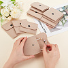 AHADERMAKER 12Pcs 4 Styles Portable Felt Card Cover Bag ABAG-GA0001-21D-3