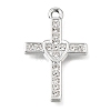 UV Plating Alloy Crystal Rhinestone Pendants RB-CBAD37D-10P-1