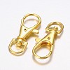 Alloy Swivel Lobster Claw Clasps E168-G-2