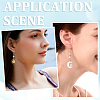 120Pcs 4 Colors Brass Leverback Earring Findings KK-SP0001-02-5
